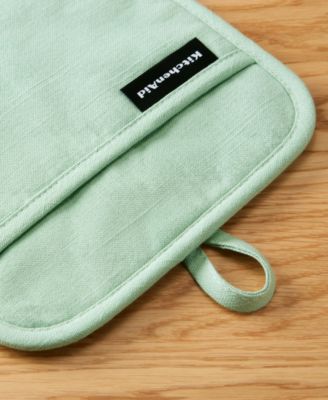 Gourmet Series Gridlines Pot Holder Set, Pack of 2