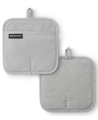 Gourmet Series Gridlines Pot Holder Set, Pack of 2