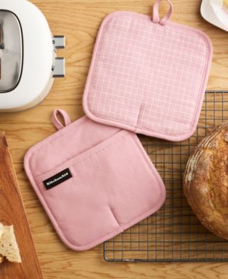 Gourmet Series Gridlines Pot Holder Set, Pack of 2