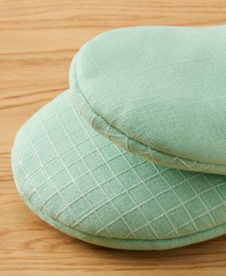 Gourmet Series Gridlines Mini Oven Mitts Set, Pack of 2