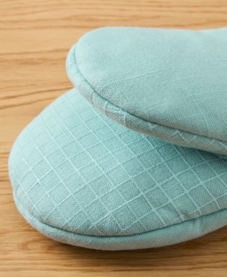 Gourmet Series Gridlines Mini Oven Mitts Set, Pack of 2