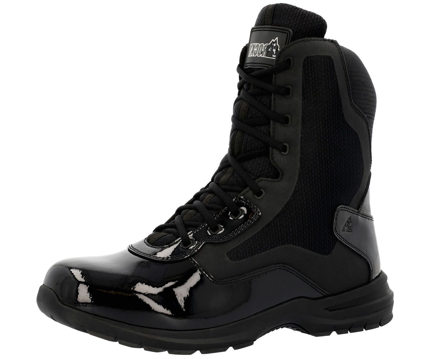 Мужские ботинки ROCKY Cadet 8" Black Side Zip Public Service Boot, цвет: Чёрный — фото 7