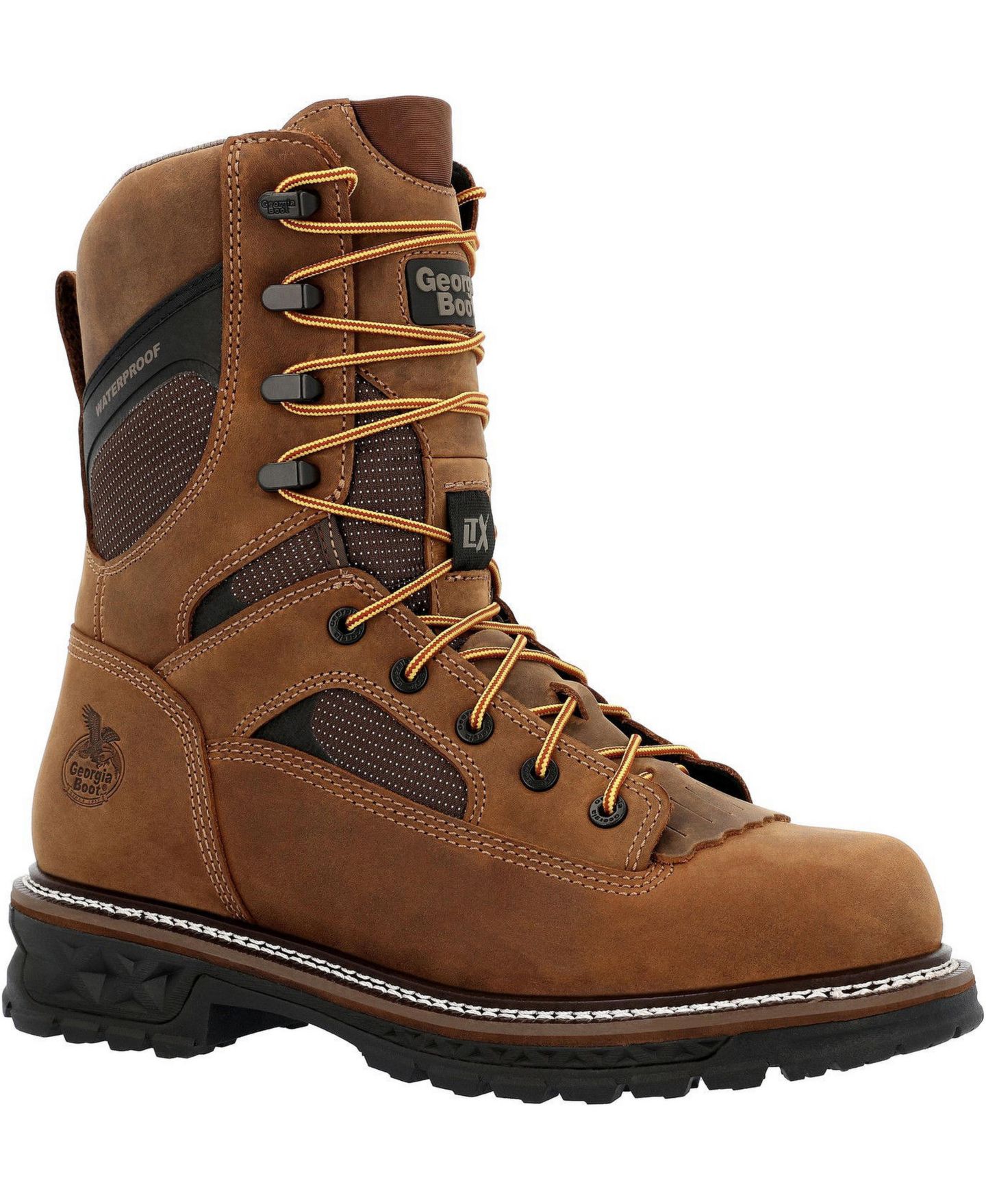 Мужские ботинки GEORGIA BOOT Ltx Logger 9" Composite Toe Waterproof Work Boot, цвет: Коричневый — фото 1