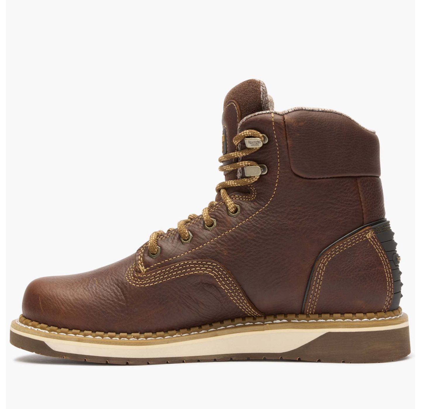 Мужские ботинки GEORGIA BOOT Amp LT Wedge Waterproof Work Boot, цвет: Коричневый — фото 2
