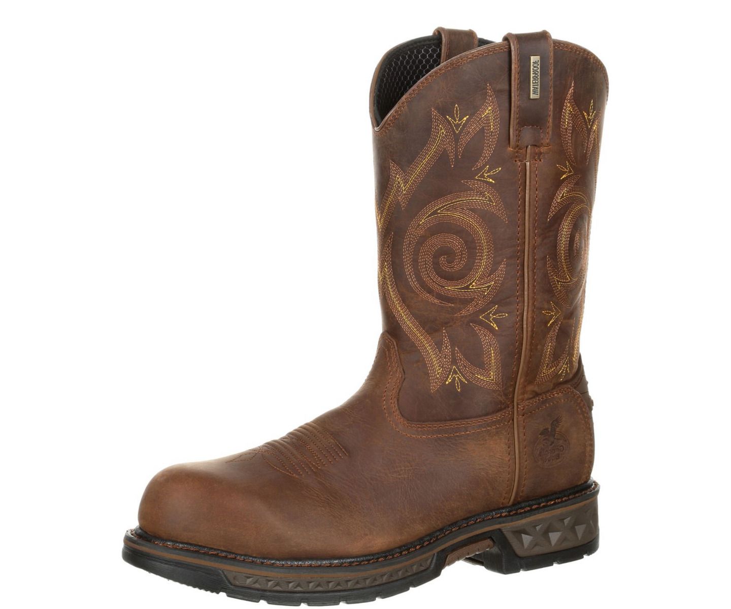 Мужские ботинки GEORGIA BOOT Carbo-Tec LT Composite Toe Waterproof Work Wellington, цвет: Коричневый — фото 7
