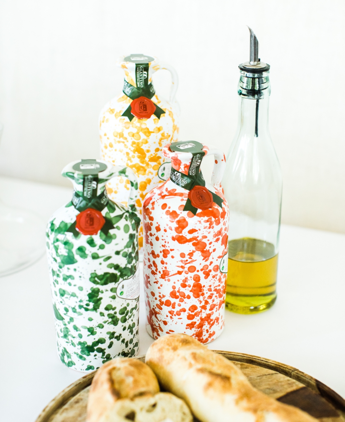 Zia Pia Fantasia Extra Virgin Olive Oil Ceramic, Red 500ml