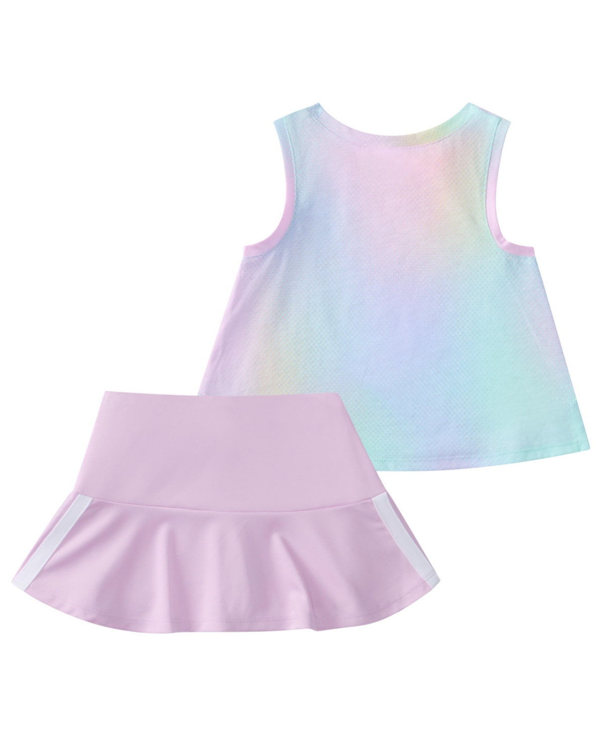 Adidas Originals Baby Girls 2-piece Printed Tank Top And Skort Set