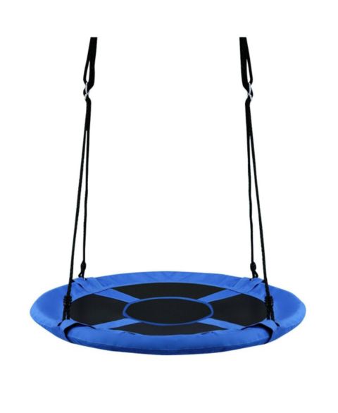 Детская игрушка Mecale 40 Inch Flying Saucer Adjustable-Height Tree Swing, Holds 700 lbs, Ages 3+, цвет: Синий