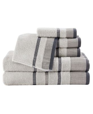 Linery and Co. Luxurious Cotton Decorative 6-Piece Bath Towel Set