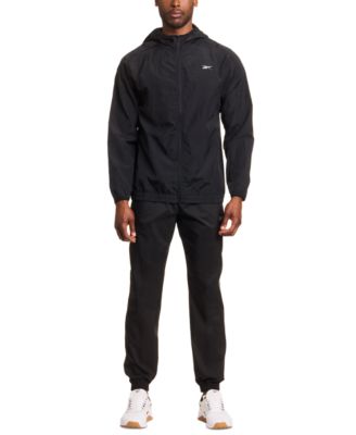 Men's Hooded Zip-Front Track Jacket