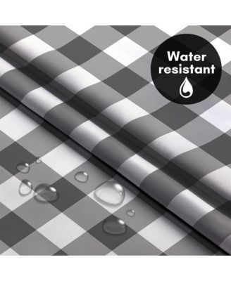 Hookless Sheer Panel Shower Curtain with Snap-In Liner and Grommets, 72" x 75"