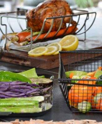 Endurance Stainless Steel Reversible Rib and Roast Rack, 15" x 5"