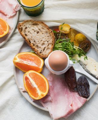 8-Piece Porcelain Egg Cups and Spoon Set 