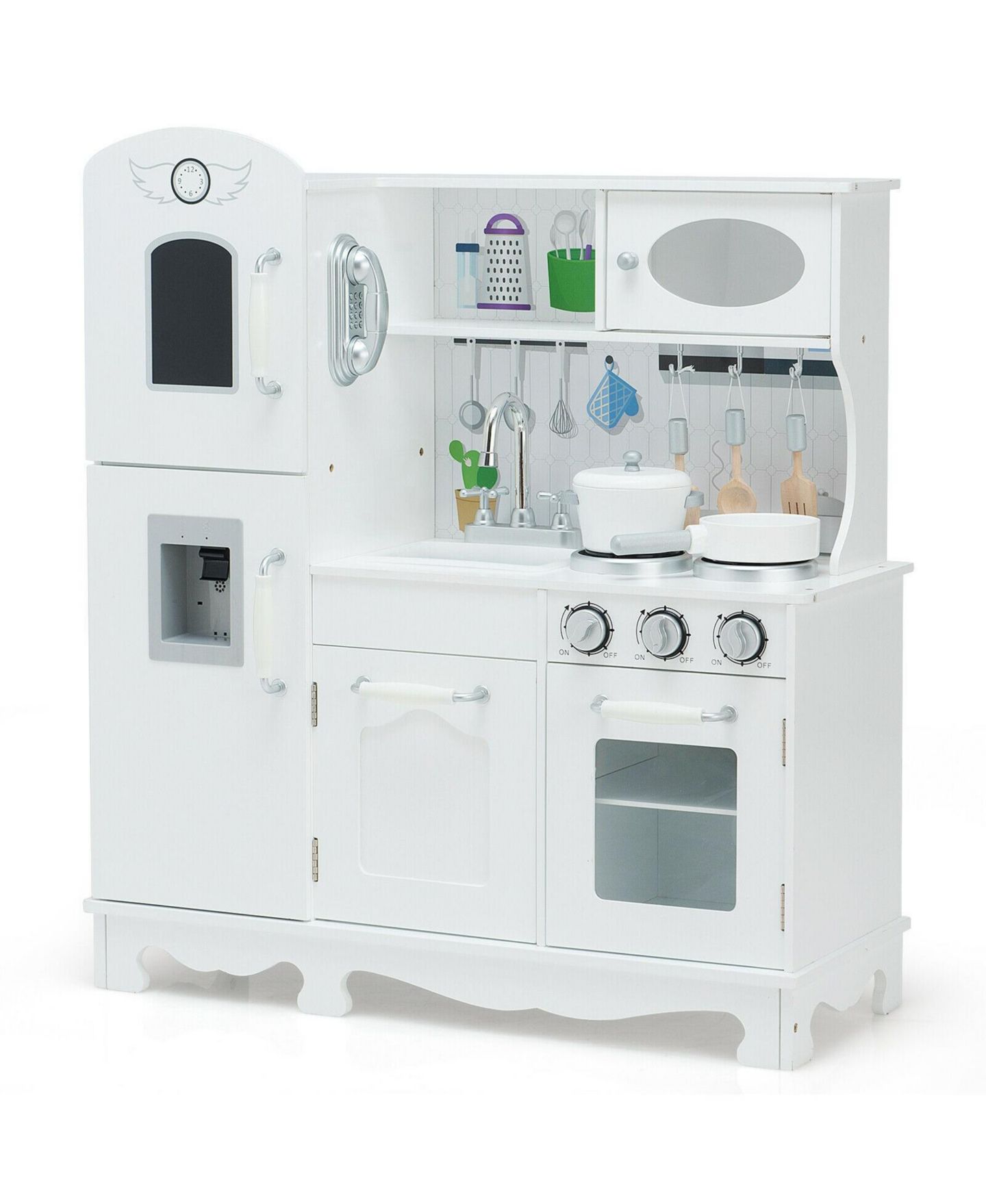 Детские игрушки Mecale Water Dispenser with Lights and Sound Play Kitchen Set, Ages 3+, цвет: Серый — фото 1