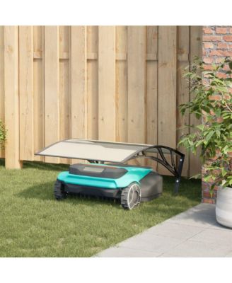 Robot Mower Garage Black 31.5"x39.8"x18.1"