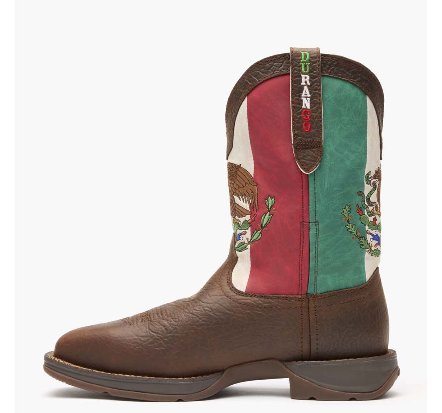 Men's Rebel by Steel Toe Mexico Flag Western Boot