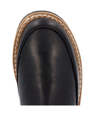 Women's Black Buckle Chelsea Romeo