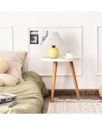 Round Side Table Sofa Coffee End Accent Table Nightstand Home Furniture