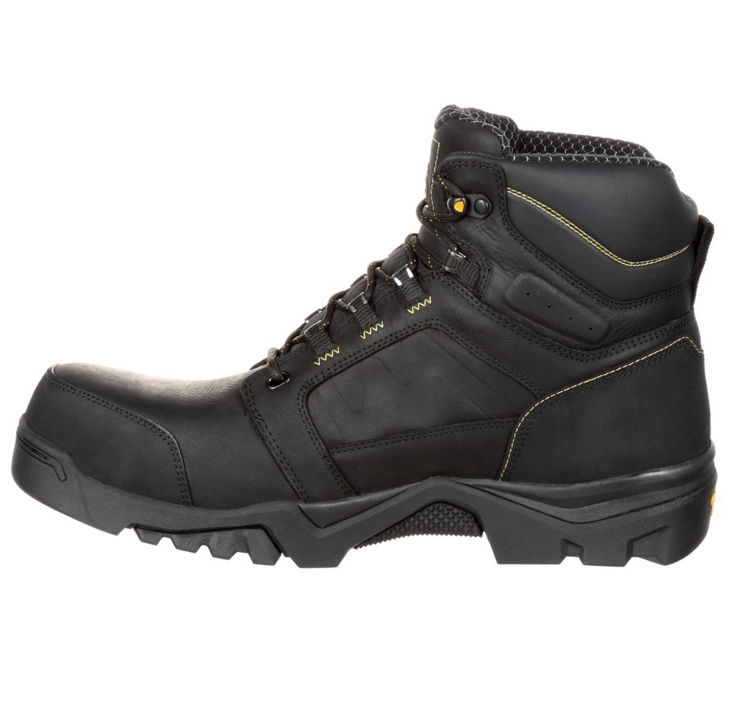 Мужские ботинки GEORGIA BOOT Amplitude Composite Toe Waterproof Black Work Boot, цвет: Чёрный — фото 5