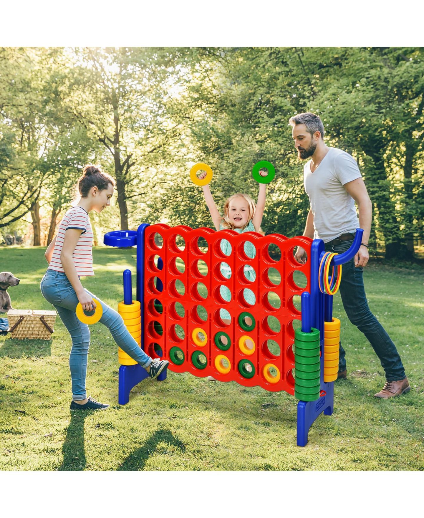 Детские игрушки Mecale 2.5ft 4-to-Score Game Set, цвет: Синий — фото 2