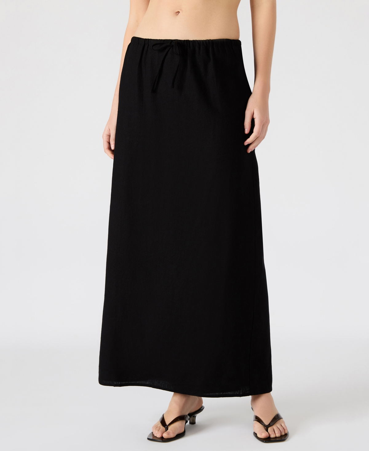 Women's Cadi Tie-Waist Maxi Skirt - Ivory