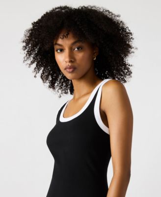 Women's Azalea Contrast-Trim Knit Dress