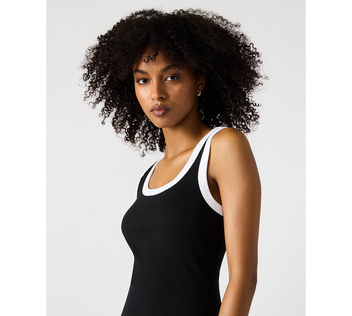 Steve Madden Azalea Cotton Blend Rib Body-con Dress