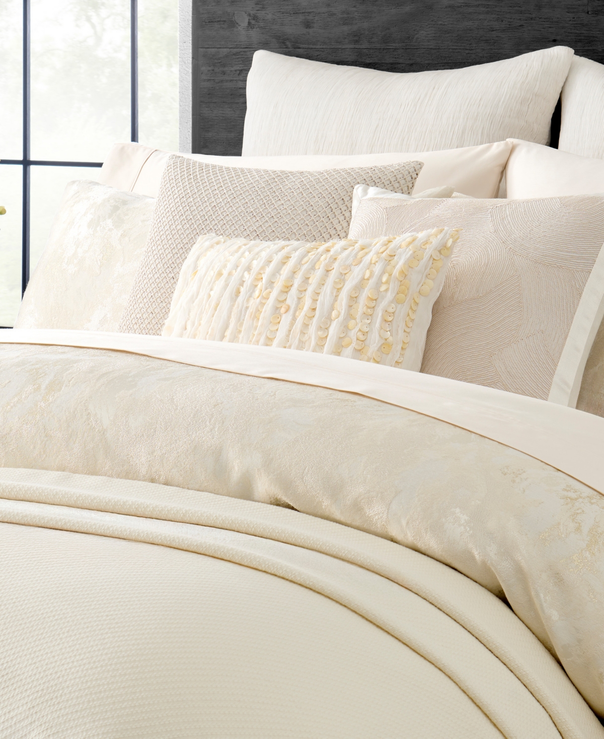 Donna Karan Home Cord Swirl Decorative Pillow, 20" X 20"