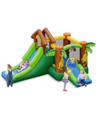 Kids Inflatable Jungle Bounce House Castle including Bag without Blower