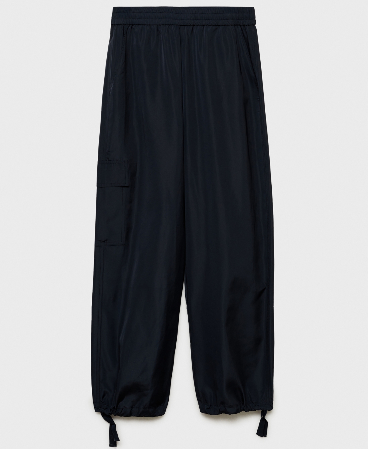 Mango Drawstring Hem Cargo Pants