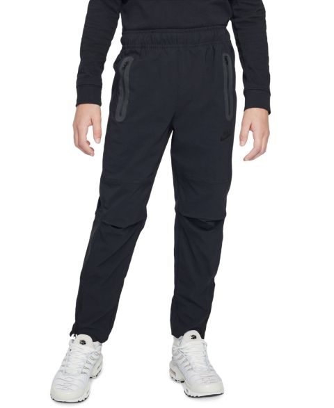 Брюки Nike Tech Woven Pants для мальчиков, цвет: Чёрный