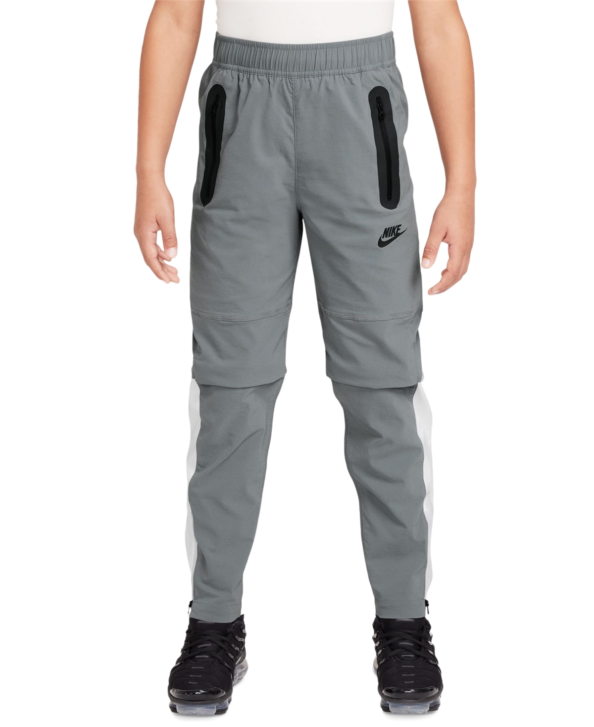 Nike Kids' Tech Performance Pants In Gray