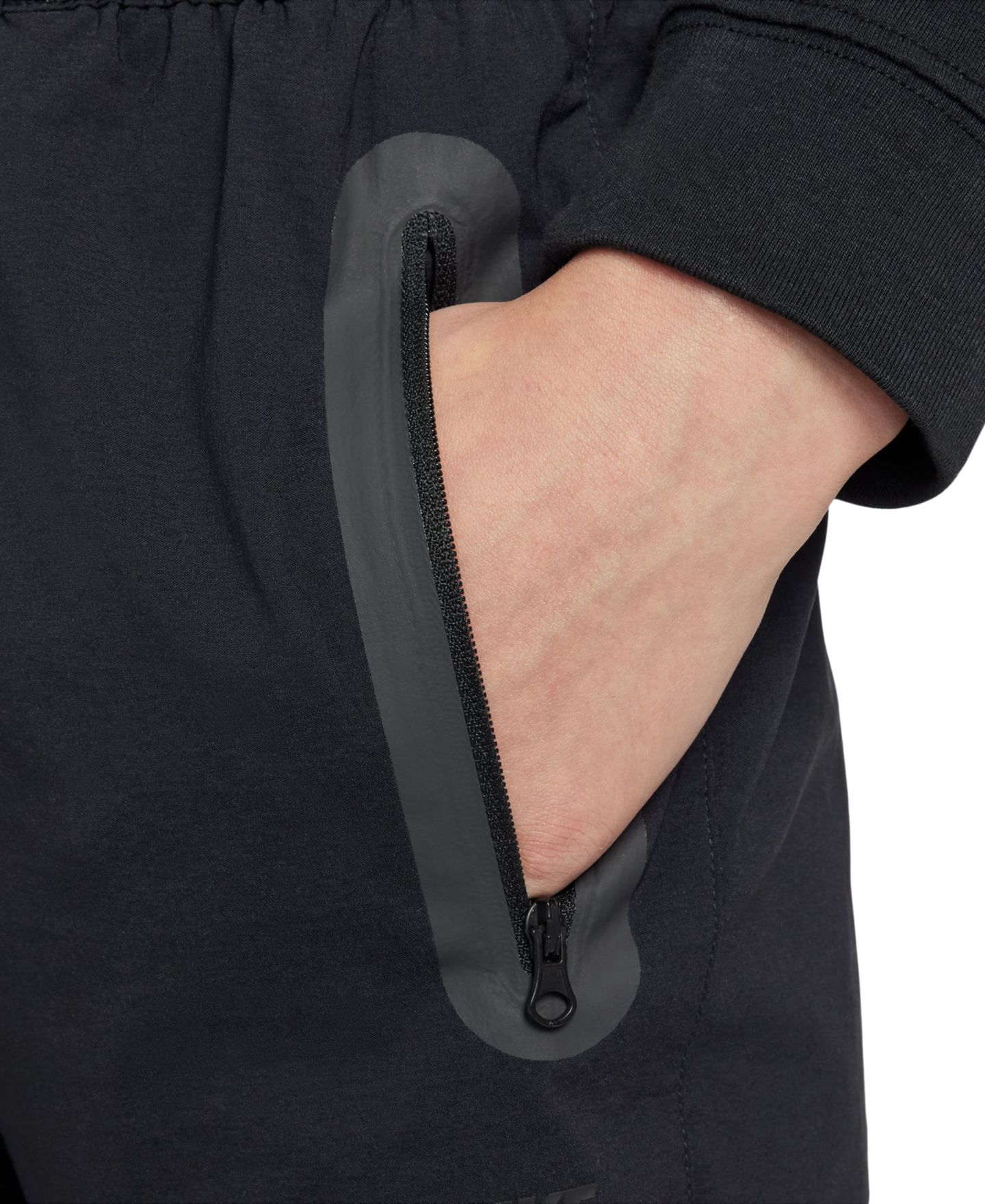 Брюки Nike Tech Woven Pants для мальчиков, цвет: Чёрный — фото 3