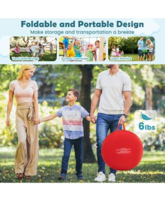 Large Dart Board for Kids with 4 Kick Balls