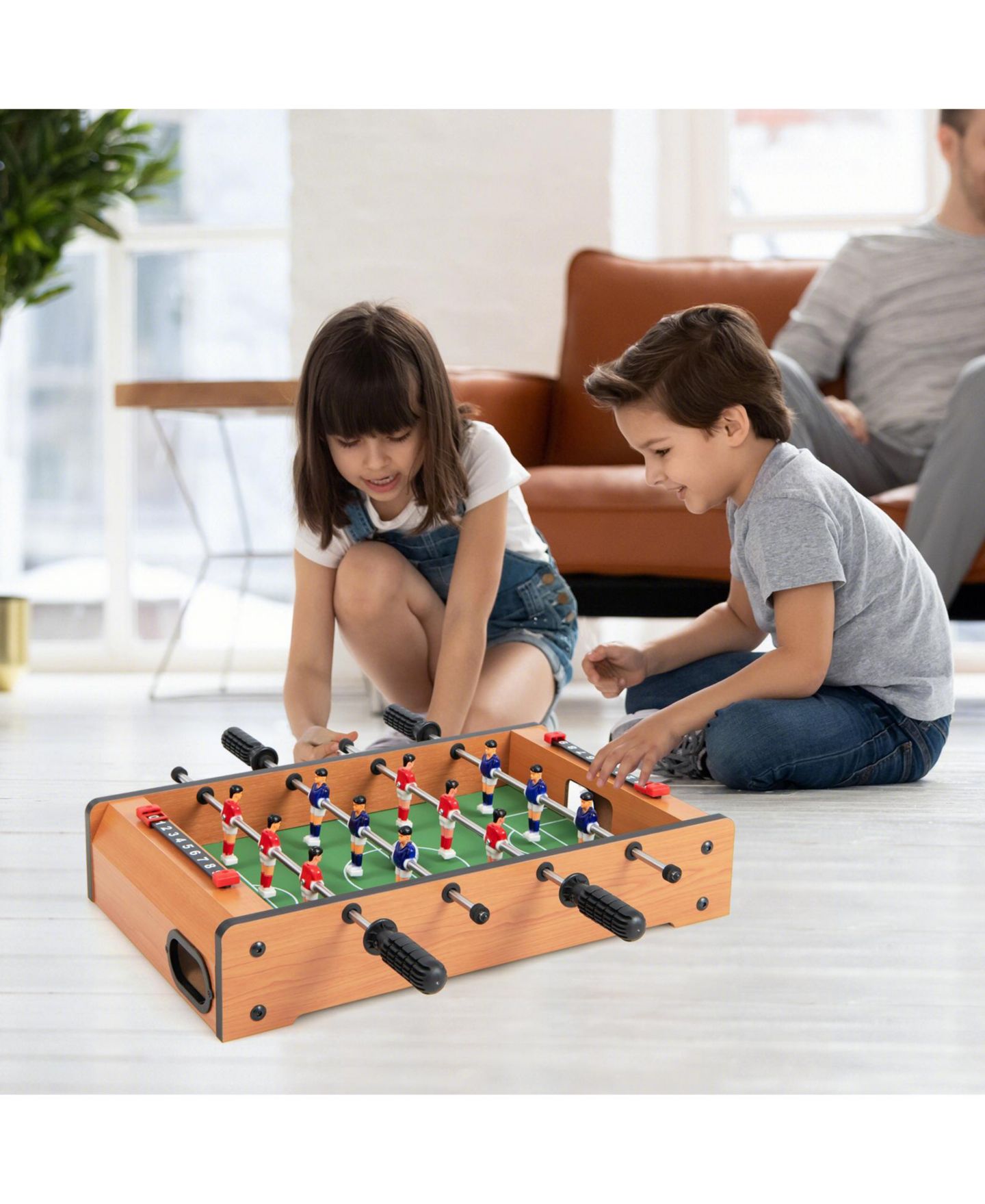 Детская игрушка Mecale Tabletop Soccer Game, Ages 5+, цвет: Коричневый — фото 2