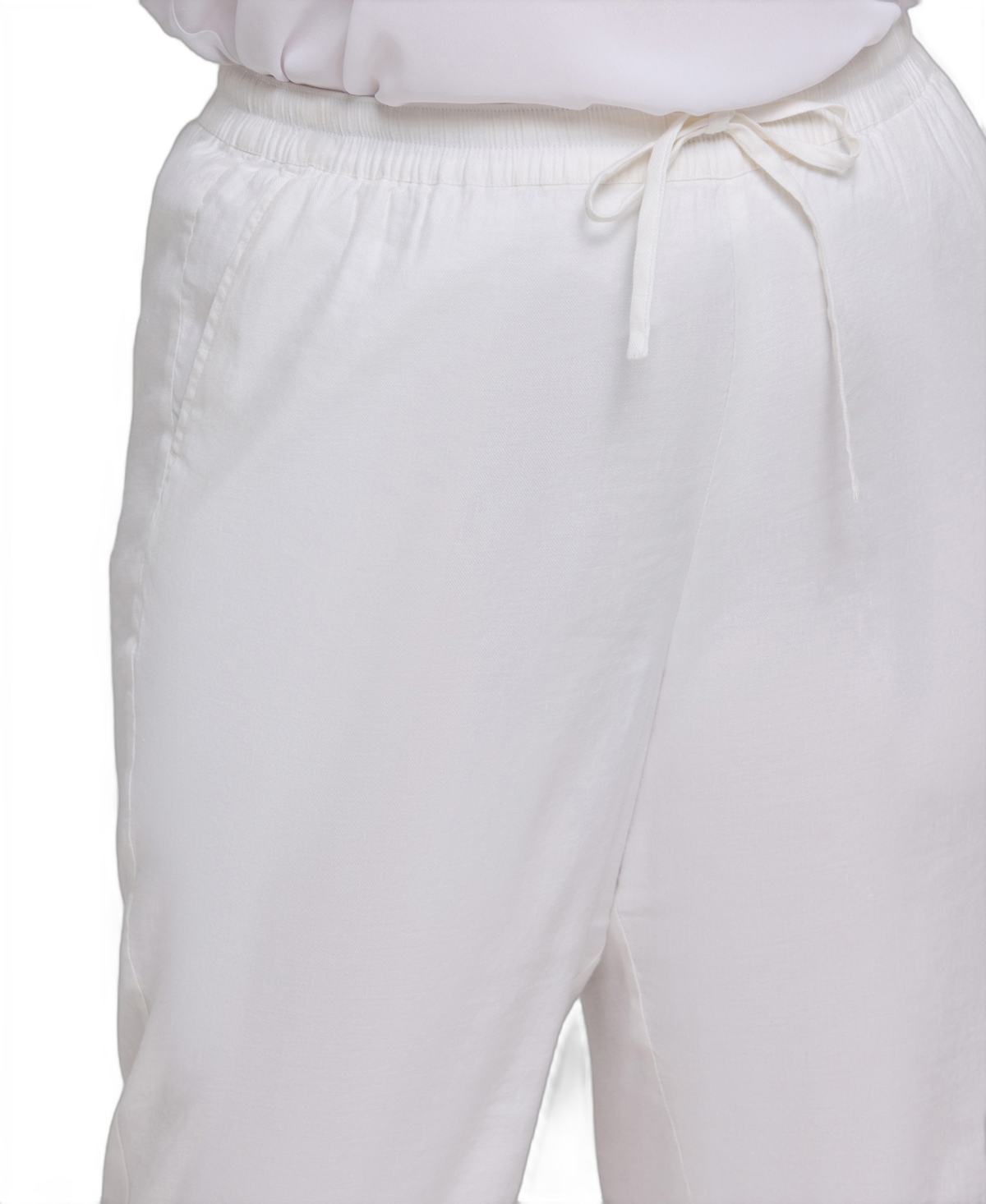 Nydj Plus Size Relaxed Drawstring Pants
