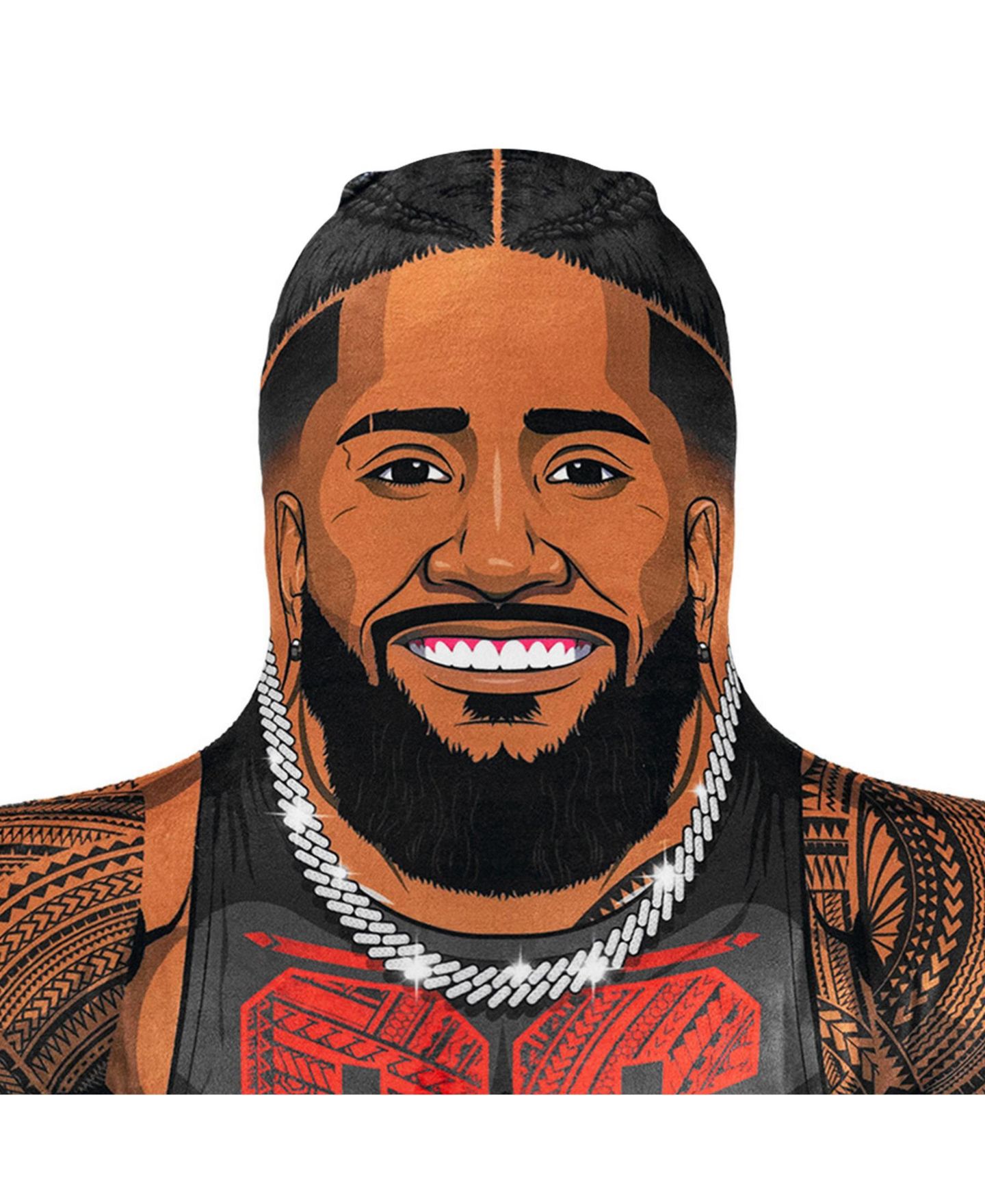 Детская мягкая игрушка Bleacher Creatures WWE Jimmy Uso 24" Bleacher Buddy Plush — фото 3