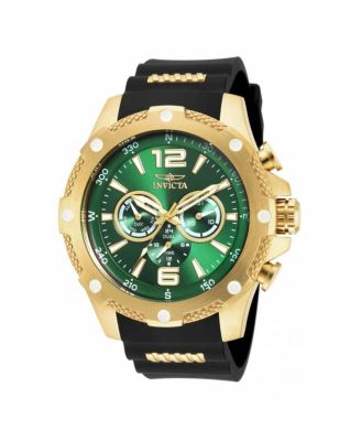 Men's 19661 I-Force Quartz Chronograph Green Dial Watch