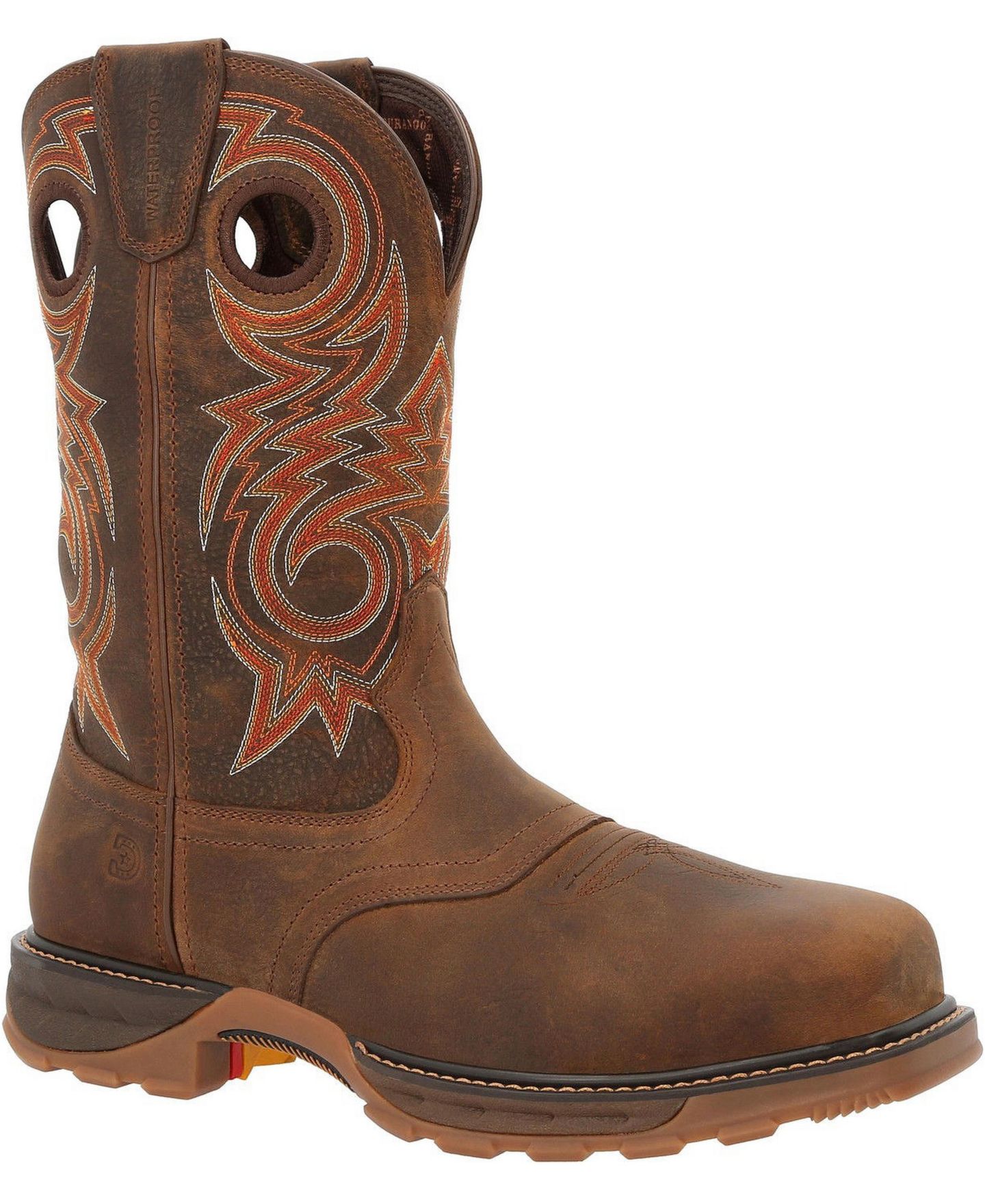 Мужские ботинки Durango Maverick XP Composite Toe Waterproof Western Work Boot, цвет: Коричневый, вариант 1 — фото 1