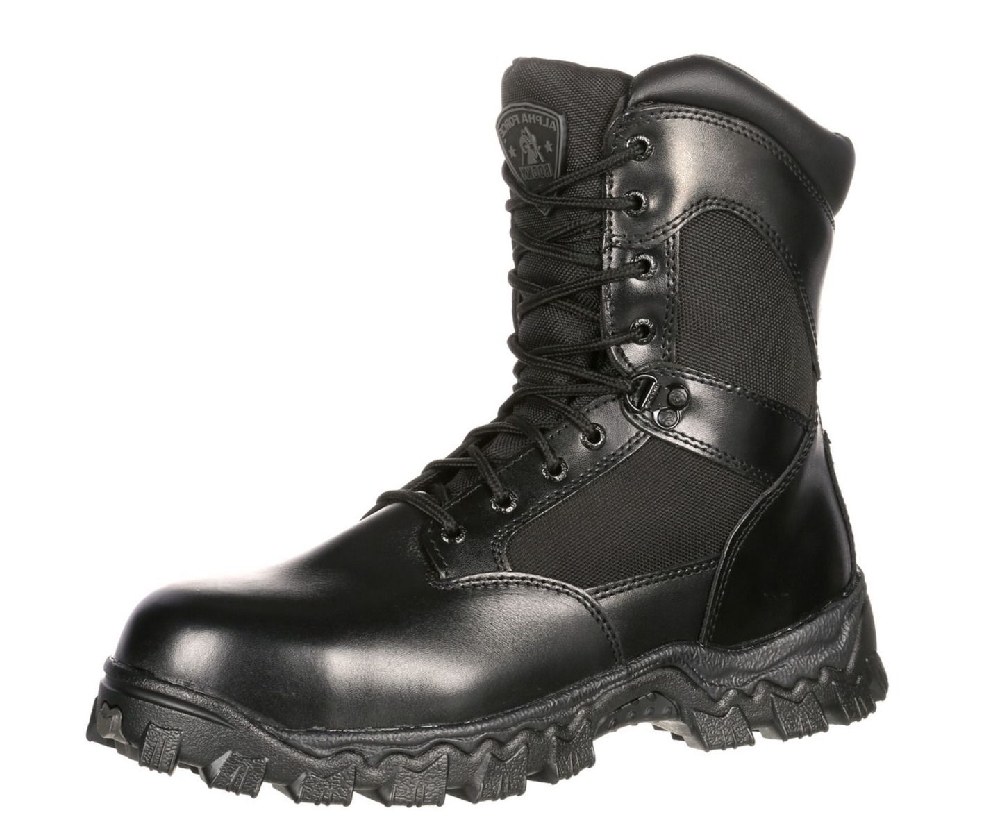 Мужские ботинки ROCKY Alpha Force Side Zip 400G Insulated Public Service Boot, цвет: Чёрный — фото 7