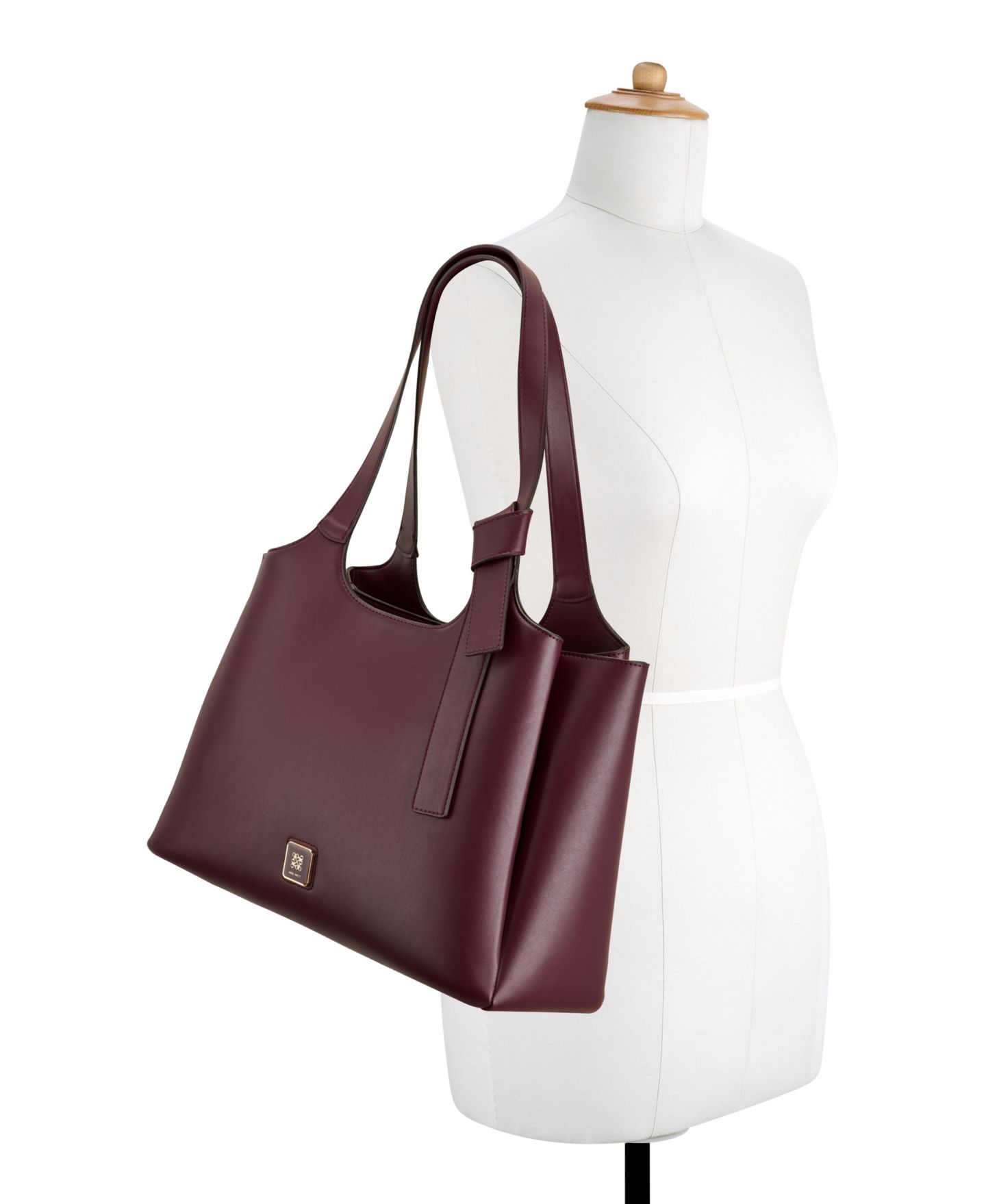 Женская сумка Nine West Lyra Multi Laptop Large, цвет: Boysenberry — фото 7