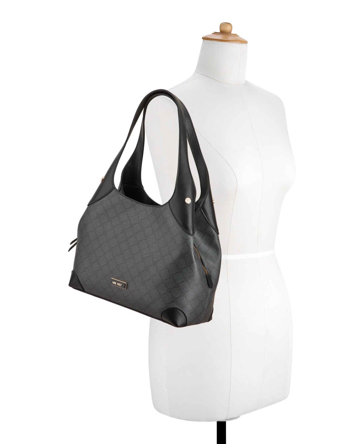 Nine West Eamon Triple Compartment Large Shoulder Bag