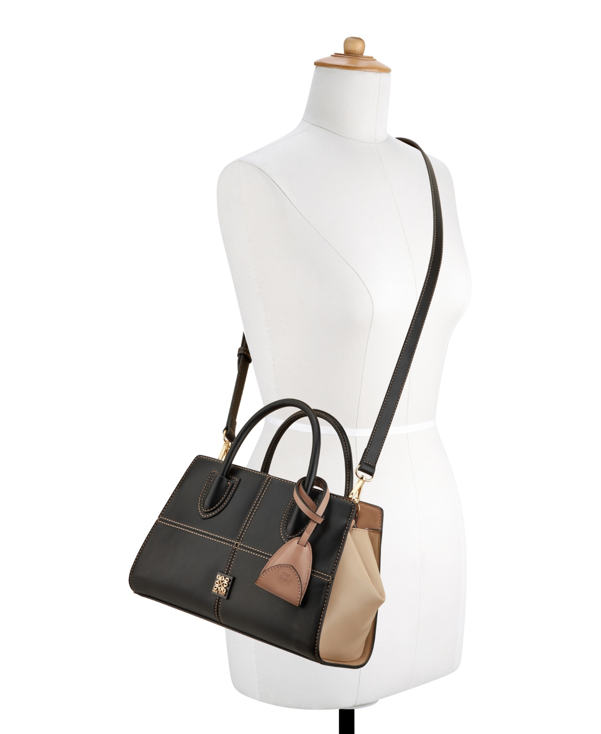 Nine West Paxtin Medium Satchel Bag In Multi