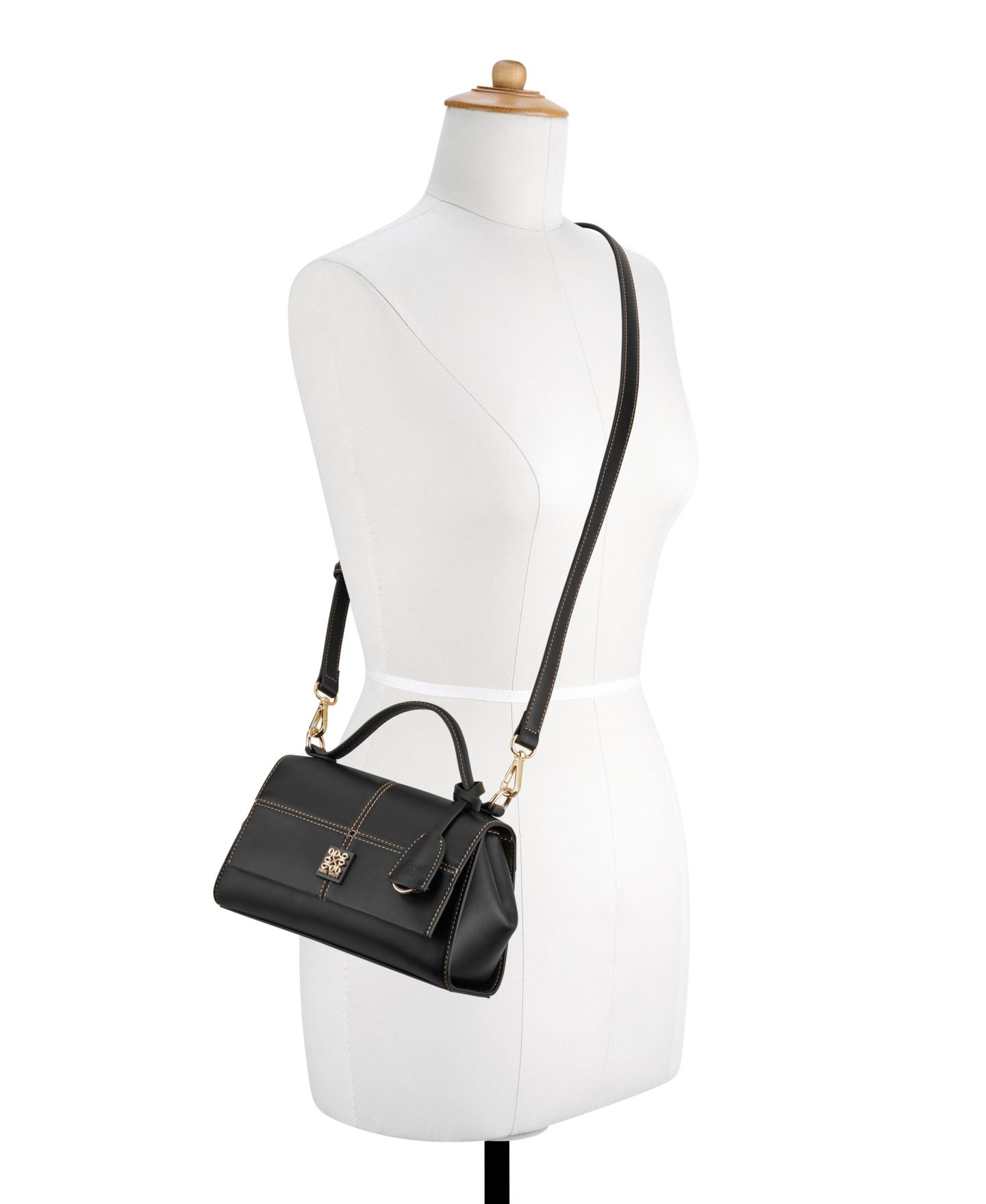 Женская сумка Nine West Paxtin Convertible Medium Crossbody Flap, цвет: Чёрный — фото 5