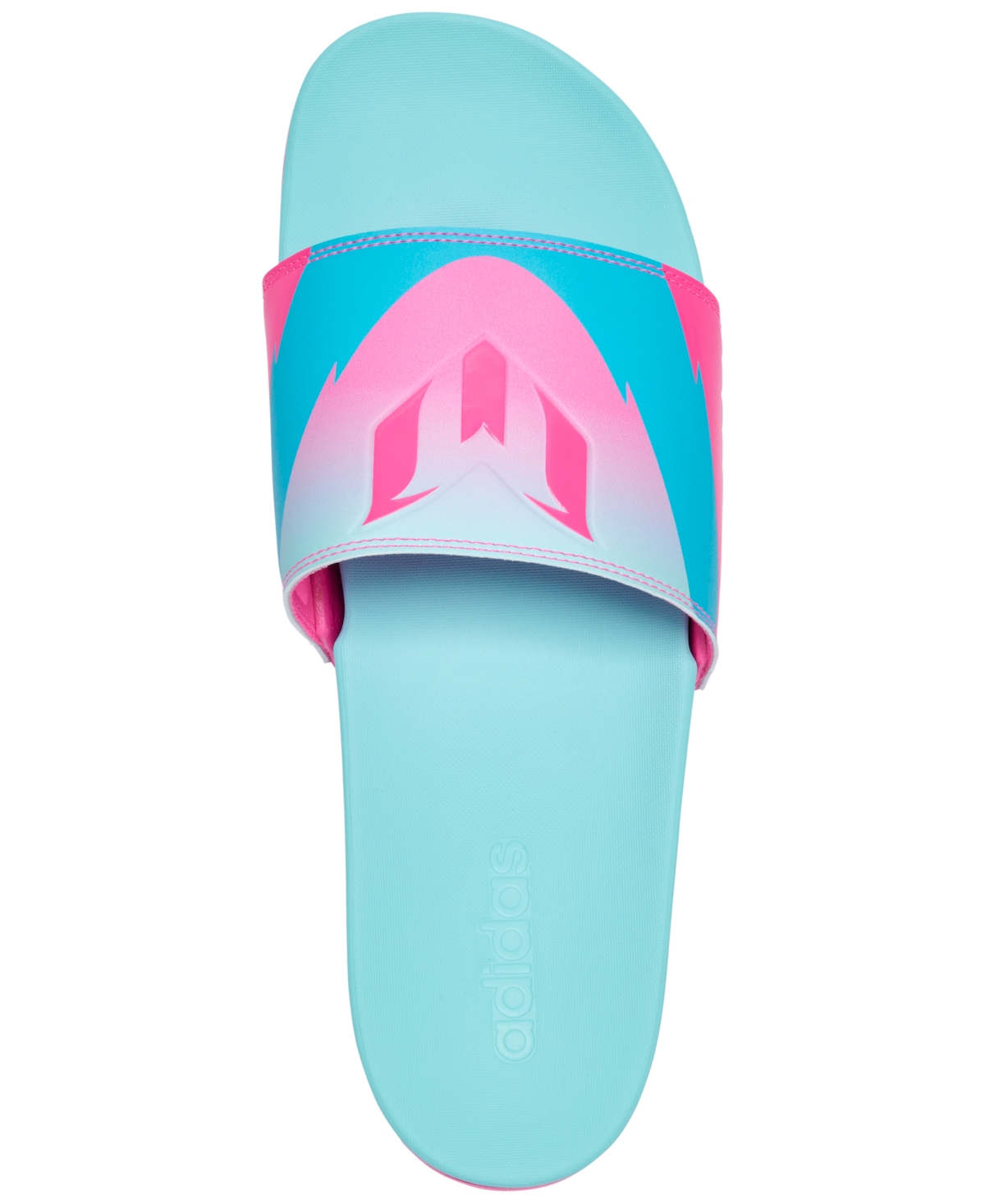 Adidas Originals Men's Adilette Comfort Messi Slide Sandals From Finish Line