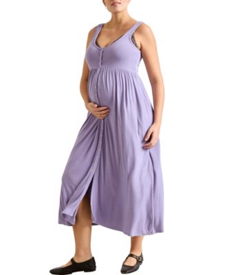 Maternity The Softest Rib Nursing Tank Dress