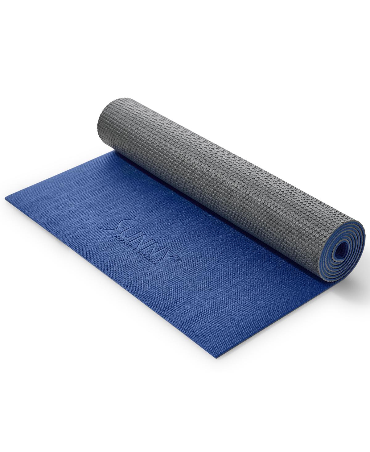 Anti-Slip Dual Color Exercise Yoga Mat,Blue