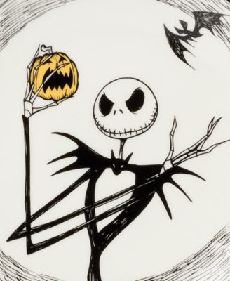 Nightmare Before Christmas Accent Plates, Set of 4