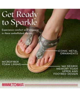 Women's Brecca Embellished Thong Sandals