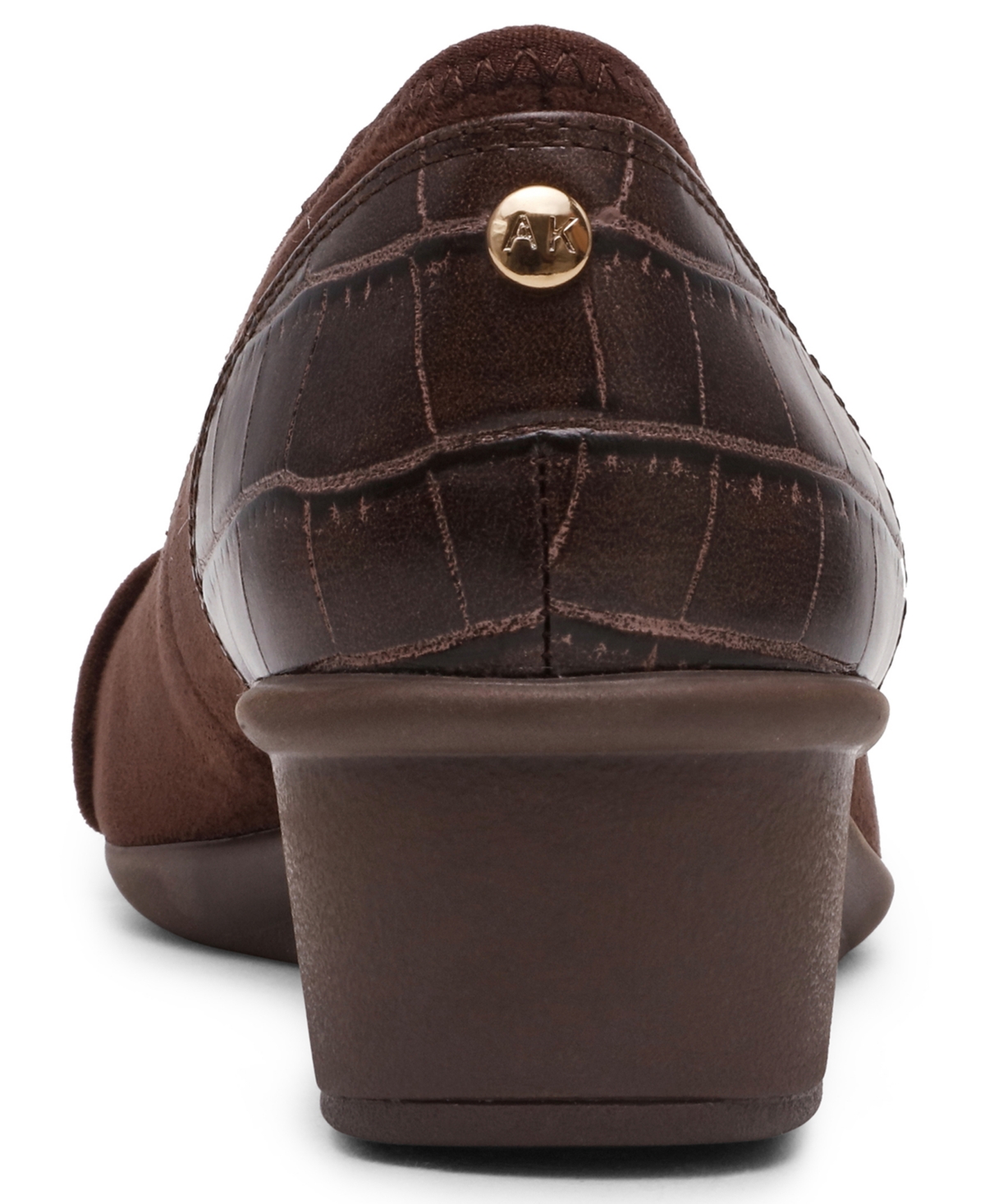 Anne Klein Wyatt Wedge Pump In Brown